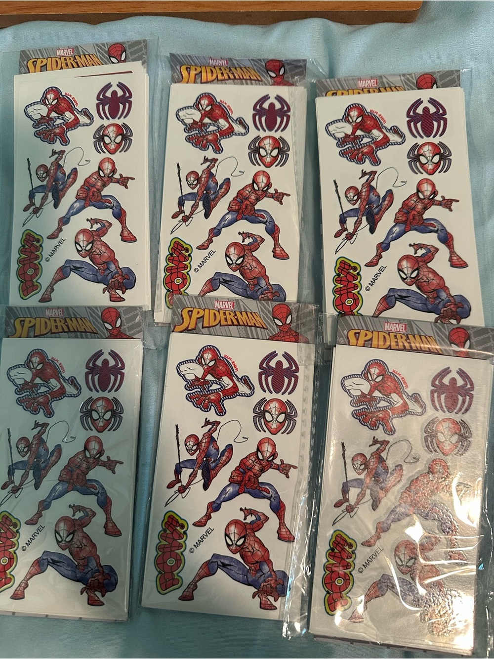 Spider-Man Temporary Tattoo Sheets Party Pack